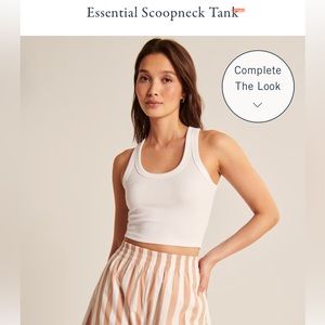 Abercrombie Women’s Essential Scoopneck Tank